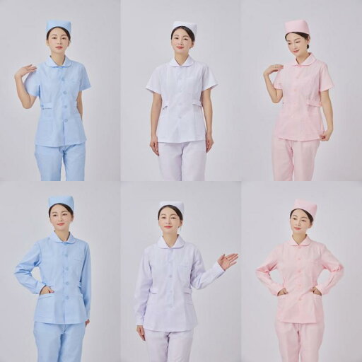 ナース 制服 スーツ 上下セット セットアップ 長袖 白衣 レディース 夏 半袖 医師 学生 研究室 作業着 シンプル ナース 制服 スーツ 上下セット セットアップ 長袖 白衣 レディース 夏 半袖 医師 学生 研究室 作業着 シンプル