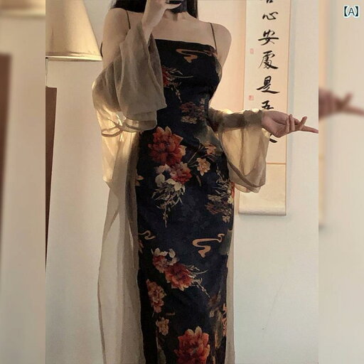 レディース 夏 ワンピース ドレス イブニング バースデー カクテル パーティー 中華風 チャイナ 若々しい ガールズ エレガント ミドル丈 エスニック 花 サスペンダー 女性 レディース 夏 ワンピース ドレス イブニング バースデー カクテル パーティー 中華風 チャイナ 若々しい ガールズ エレガント ミドル丈 エスニック 花 サスペンダー 女性