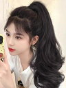 レディース ウィッグ ワンタッチ おしゃれ ポニーテール ウィッグ レディース 人工毛 ビッグウェーブ グラバー ポニーテール ナチュラル ふわふわ 巻き髪 フェイク 三つ編み