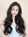 レディース ウィッグ おしゃれ ロングヘアー ウィッグ ワンピース シームレス U字型 ロング カーリーヘア 大きめ ウェーブ ヘアエクステンション 簡単取り付...
