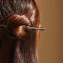ヘアアクセサリー かんざし ヘアピン 木 頭 髪飾り 髪留め 彫刻 魅惑 ギフト レトロ おしゃれ チャイナ風 レトロ レディース シンプル 大人式 母の日 ク...