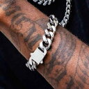 ブレスレット HIPHOP ジュエリー ユニセックス 立体キューバ ヒップホップ メンズ アメリカ キューバ チェーン チタン鋼 キューバ リンク