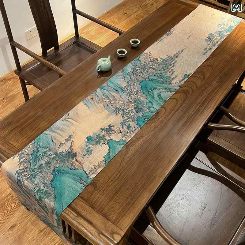 テーブルランナー チャイナ風 レトロ テーブルクロス テーブルカバー テーット ロング 瞑想茶 コーヒーテーブル おしゃれ レトロ インテリア 防水