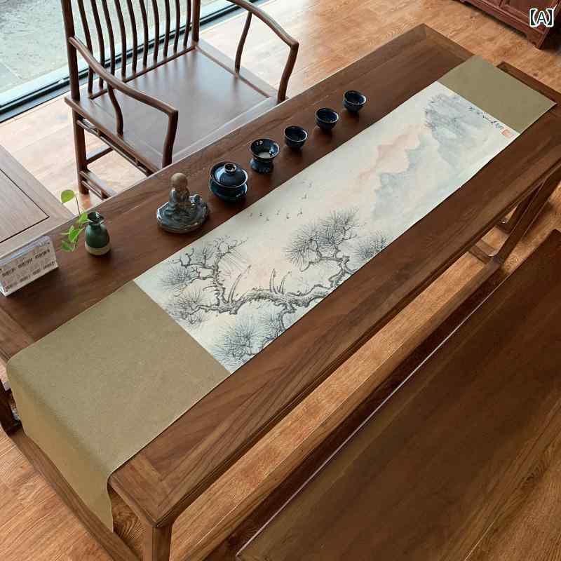 テーブルランナー チャイナ風 レトロ テーブルクロス テーブルカバー テーット ロング 瞑想茶 コーヒーテーブル おしゃれ レトロ インテリア 防水