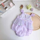 ロンパース シンプル カジュアル かわいい ベビー 赤ちゃん キッズ 乳幼児 子供 ベビー服 キッズファッション 子供服 女の子 夏