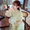 チャイニーズ 子供服 セットアップ シンプル カジュアル かわいい キッズ 幼児 子供 キッズファッション 女の子 春