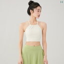 レディース 夏 フィットネス ブラ スポーツ ベスト クロス 美しい バック スパゲッティ ストラップ 魅惑的 ホルターネック ピラティス トレーニング ランニ...