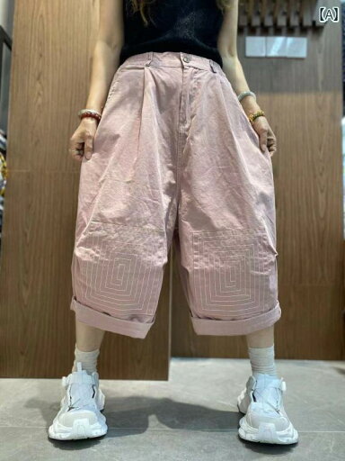 レディース デニムパンツ ワイド ゆったり エスニック レトロ クロップド パンツ シンプル カジュアル おしゃれ ボーイッシュ メンズライク オーバーサイズ レディース ファッション 夏 レディース デニムパンツ ワイド ゆったり エスニック レトロ クロップド パンツ シンプル カジュアル おしゃれ ボーイッシュ メンズライク オーバーサイズ レディース ファッション 夏