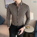 Yシャツ メンズ トップス 大人 ビジネス オフィス カジュアル ブリティッシュ スタイリッシュ 紳士服 ファッション 韓国 春秋