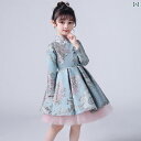 キッズ イブニングドレス プリンセス 女の子 フェアリー ステージ レディース パフォーマンス 前短く後ろロングドレス バースデー ドレス ショートドレス かわ...