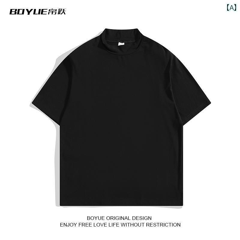 半袖Tシャツ メンズ ネックラインプリント 肩パット 2色 楽天市場】肩パッド tシャツ(トップス|メンズファッション)の通販