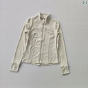 レディース フィットネス ウェア ハイエンド スタンドカラー スポーツ ヨガ 服 ジャケット スリム 長袖 速乾 ランニング ジッパー 筋トレ ストレッチス トップス