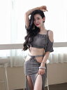 セットアップ ハイウエスト ロング スカート 春夏 ベリーダンス 練習 服 セクシー スーツ オリエンタル ダンス パフォーマンス 服 レディース