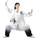 太極拳ウェア カンフー 体操 武術 スポーツウェア トレーニングウェア 中国 太極拳 練習 競技 パフォーマンス エレガント メンズ レディース