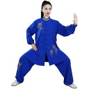 太極拳ウェア カンフー 体操 武術 スポーツウェア トレーニングウェア 中国 太極拳 練習 競技 パフォーマンス エレガント メンズ レディース