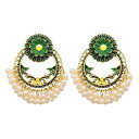 ピアス 省 ダイ イヤリング エスニック パール タッセル レトロ 丸顔 スリム レディース アクセサリー ジュエリー