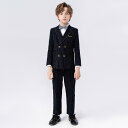 スーツ キッズ 子供 おしゃれ ファッション ドレス 秋 韓国 ストライプ 男の子 ホスト フラワーガール パフォーマンス セット ブリティッシュ ボーイズ