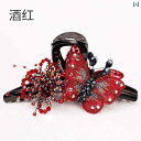 レディース アクセサリー ヘア 髪留め 髪飾り 中国 高級感 かんざし ヘアピン 後頭部 手 刺繍 チョウ ザメ お母さん