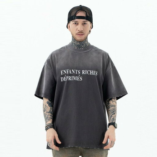 Tシャツ ストリート メンズ カジュアル おしゃれ グラデーション レトロ ヘビーウォッシュ シャツ 英字 アメリカン 半袖 オーバー サイズ ゆったり かっこいい 古着風 Tシャツ ストリート メンズ カジュアル おしゃれ グラデーション レトロ ヘビーウォッシュ シャツ 英字 アメリカン 半袖 オーバー サイズ ゆったり かっこいい 古着風