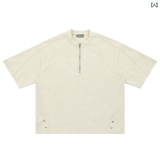 メンズ カジュアル おしゃれ ハーフ ジップ ヘンリー カラー Tシャツ アメリカン ストリート オーバー サイズ ゆったり 大きめサイズ フロントハーフジッパー メンズ カジュアル おしゃれ ハーフ ジップ ヘンリー カラー Tシャツ アメリカン ストリート オーバー サイズ ゆったり 大きめサイズ フロントハーフジッパー