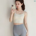 レディース オール イン ワン スポーツブラ 耐衝撃 高強度 ランニング ヨガ フィットネス キャミソール ピラティス トレーニング 背中 美人