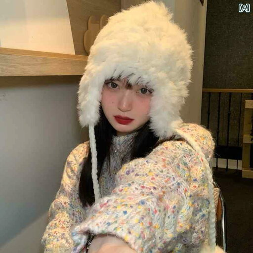 帽子 防寒 かわいい 秋冬 女性用 耳保護 韓国 顔 出し 小さくて 暖かい ウサギ 毛皮 ロシア 白い 万能 乗馬 帽子 防寒 かわいい 秋冬 女性用 耳保護 韓国 顔 出し 小さくて 暖かい ウサギ 毛皮 ロシア 白い 万能 乗馬