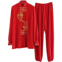カンフー服 太極拳 体操 スポーツウェア トレーニングウェア 中国 練習 競技 パフォーマンス エレガント メンズ レディース