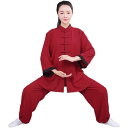 カンフー服 太極拳ウェア 武術着 体操 スポーツ トレーニングウェア 中国 太極拳 練習 競技 パフォーマンス エレガント メンズ レディース