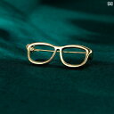 レディース アクセサリー ブローチ おしゃれ シンプル メガネ ハイエンド 精巧 ピン コート カーディガン 胸