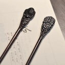 ヘアアクセサリー かんざし ヘアピン 木 頭 黒檀 チャイナ風 髪飾り 髪留め 魅惑 ギフト レトロ おしゃれ レトロ レディース シンプル 大人式 母の日 ク...