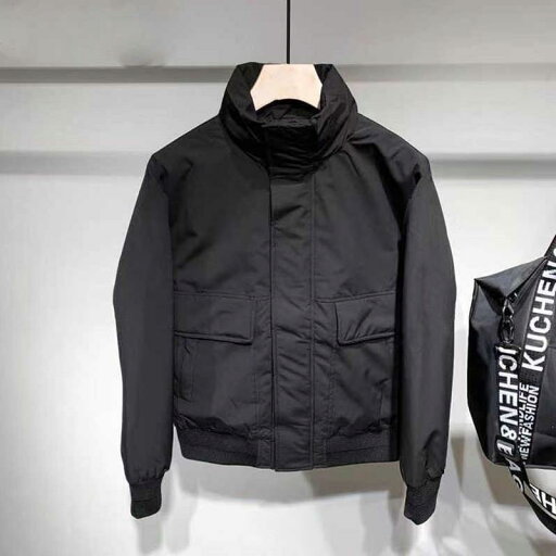 メンズ ファッション シンプル タートルネック 綿 コート 男性 アウターウェア 秋冬 韓国 暖かい ジャケット メンズ ファッション シンプル タートルネック 綿 コート 男性 アウターウェア 秋冬 韓国 暖かい ジャケット