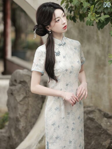 チャイナドレス レディース パフォーマンス 撮影 薄手 チャイナ エレガント シンプル レトロ 中華服 中国風 民族風 パーティドレス 大きめサイズ チャイナドレス レディース パフォーマンス 撮影 薄手 チャイナ エレガント シンプル レトロ 中華服 中国風 民族風 パーティドレス 大きめサイズ