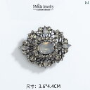 レディース アクセサリー ブローチ おしゃれ 上品 フォーマル セレモニー 宮殿 レトロ チャイナ ドレス ハイエンド バッジ 装飾 コート コサージュピン