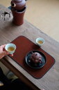 ランチョンマット ティーマット おしゃれ レトロ 古 布 柿渋染め マット 収納 茶道具 ティーテーブル コースター 緑茶 紅茶 抹茶 茶道 クロス