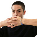 ブレスレット アメリカ クラインブルー ファンタジー ビーズ スプライス クロス ブレスレット メンズ レディース ヒップホップ 学生 ジュエリー