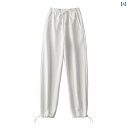 パンツ スウェットパンツ レディース アメリカ ストリート ハイウエスト スリミング ドローストリング 弾性 ウエスト レギンス カジュアル ドレープ スポーツ 女性用(4)