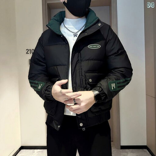 ジャケット メンズ アウター スリー ストライプス コットンジャケット 作業着 綿服 冬 スタンドカラー 綿服 ジャケット メンズ アウター スリー ストライプス コットンジャケット 作業着 綿服 冬 スタンドカラー 綿服