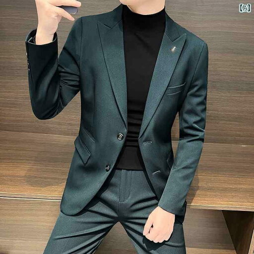ドレス ジャケット メンズ スーツ フォーマル ウェディング ハイエンド 韓国 カラー カジュアル 小さめ スーツ ドレス ジャケット メンズ スーツ フォーマル ウェディング ハイエンド 韓国 カラー カジュアル 小さめ スーツ