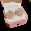 ピアス 大人 かわいい アクセサリー レディース 925 シルバー ニードル 菱形 フル ピアス 輝く 高 ラトーン ピアス 女性 アクセサリー ギフト
