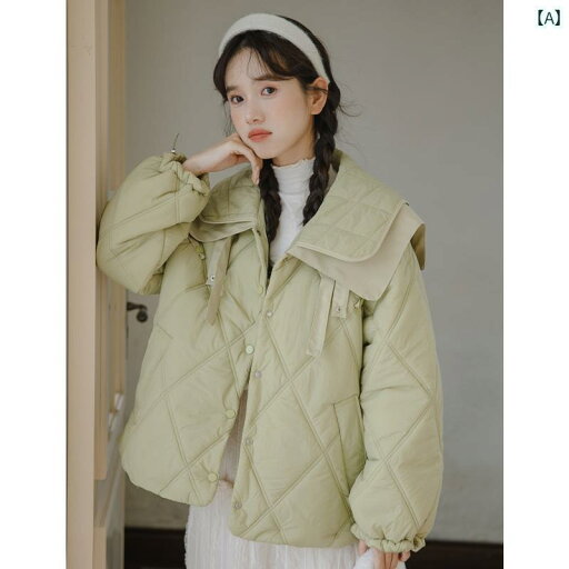 ジャケット コート アウター レディース 韓国 小さい フレッシュ 少し 短い 二重層 ドール カラー ダウン 秋冬 綿 ジャケット コート アウター レディース 韓国 小さい フレッシュ 少し 短い 二重層 ドール カラー ダウン 秋冬 綿