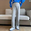 パンツ マタニティパンツ 春秋 アウター ワイド カジュアル ストレート 春 ボトムス 妊娠 初期 マタニティウェア 春 物