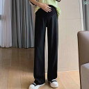 パンツ マタニティパンツ 春秋 アウター用 薄手 妊婦用 ワイド 小さめ カジュアル マタニティウェア 春 物