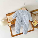 ロンパース かわいい ベビー 服 韓国 厚み ベルベット メンズレディース ベビー ジャンプ スーツ 秋冬 暖かい 外出用 パッド入り ロンパース