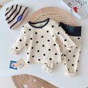 シャツ ベビーウェア かわいい 春秋服 韓国 0〜 4歳 ベビー 服 ハイウエスト 腹 保護 底 綿 スーツ ホーム 服