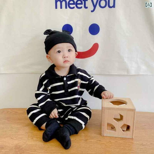 ベビーウェア かわいい 幼児 服 春秋 ベビー 長袖 ストライプ ジャンプ スーツ 春秋 団塊 屋外 ハイハイ 服 ベビーウェア かわいい 幼児 服 春秋 ベビー 長袖 ストライプ ジャンプ スーツ 春秋 団塊 屋外 ハイハイ 服