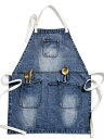 エン 前掛け 作業着 スモック 保護 DIY 花 調理 防汚 家庭 キッチン カバー 生地 ガーデニング メンズ レディース兼