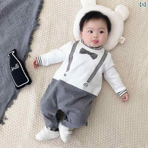 ロンパース かわいい ベビー ジャンプ スーツ 春秋 綿 スーツ 新生児 満月 100日 ベビー 服 男の子 おしゃれ 秋服 ロンパース かわいい ベビー ジャンプ スーツ 春秋 綿 スーツ 新生児 満月 100日 ベビー 服 男の子 おしゃれ 秋服