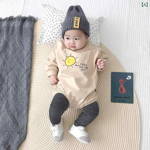ロンパース かわいい イン ベビー 服 春秋 4 ベビー トライアングル 長袖 秋 ジャンプ スーツ 薄い 6 8 10ヶ月 ロンパース かわいい イン ベビー 服 春秋 4 ベビー トライアングル 長袖 秋 ジャンプ スーツ 薄い 6 8 10ヶ月