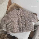 コート ジャケット 子供服 ソフト 韓国 子供 ベルベット 厚く 暖かい 綿 メンズ レディース ベビー チェック柄 綿入り 冬服