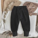 パンツ 子供服 韓国 子供用 レトロ カジュアル 圧 着 厚く 暖かい スウェットパンツ ユニセックス メンズ レディース ベビー スポーツ ロング 冬